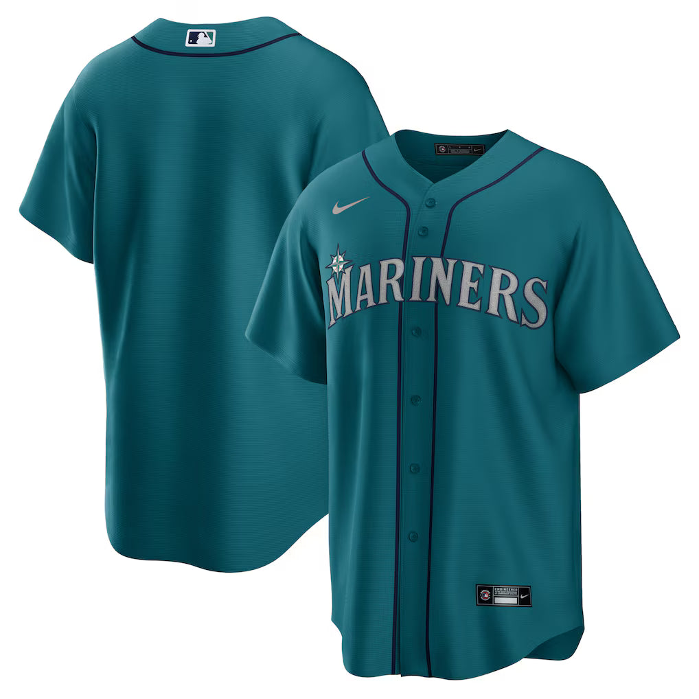 Seattle Mariners Nike Alternate Replica Jersey - Teal