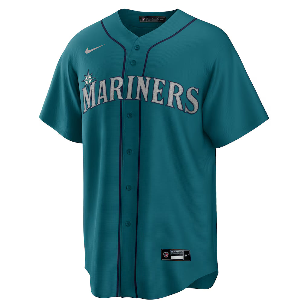 Seattle Mariners Nike Alternate Replica Jersey - Teal