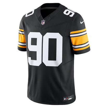 T.J. Watt #90 Pittsburgh Steelers Nike Vapor F.U.S.E. Limited Jersey – Black