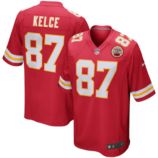 Travis Kelce Kansas City Chiefs Nike Red Game Player Jersey