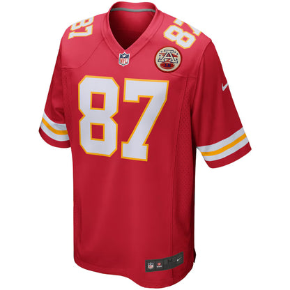 Travis Kelce Kansas City Chiefs Nike Red Game Player Jersey