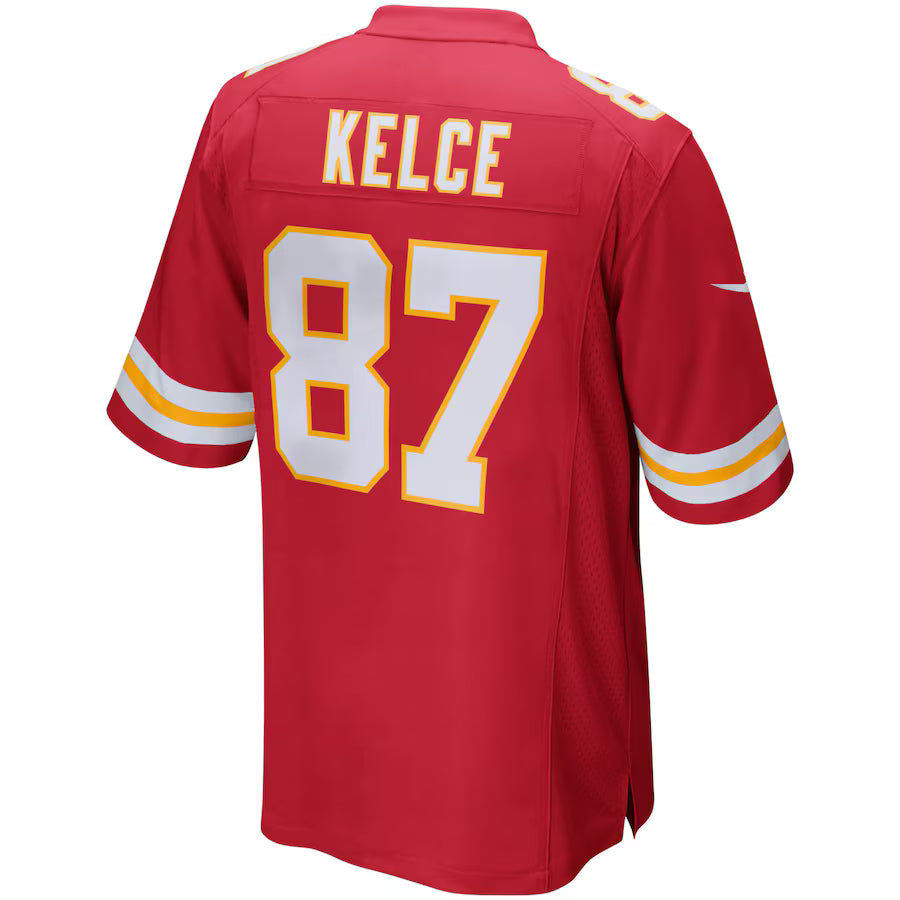 Travis Kelce Kansas City Chiefs Nike Red Game Player Jersey
