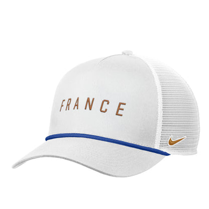 France FFF Rope Trucker National Soccer Team Nike Adjustable Rise Cap