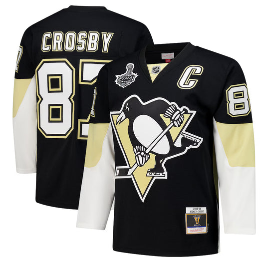 Sydney Crosby #87 Pittsburgh Penguin Mitchell & Ness Power Play Authentic Premium Replica 2008-09 Jersey