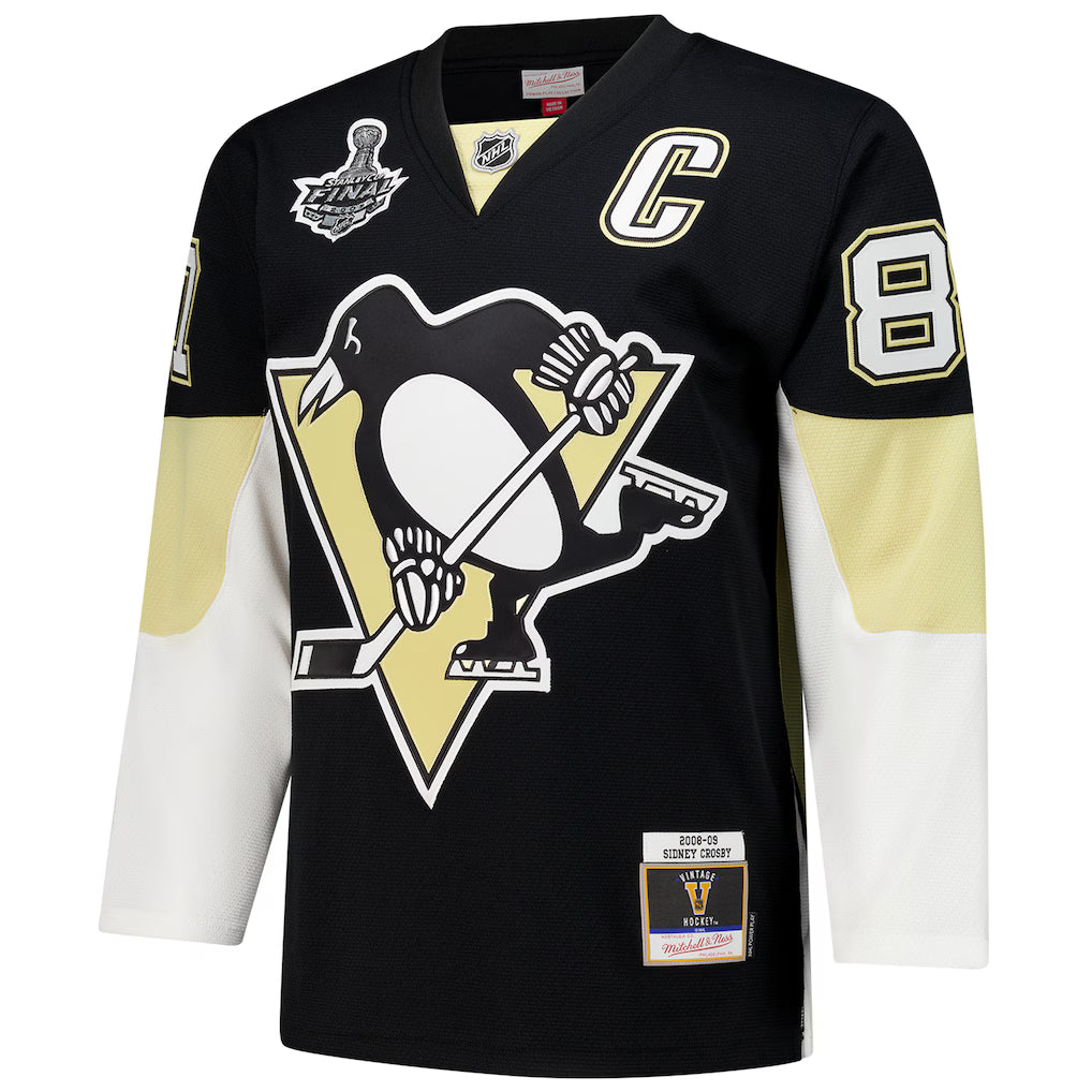 Sydney Crosby #87 Pittsburgh Penguin Mitchell & Ness Power Play Authentic Premium Replica 2008-09 Jersey