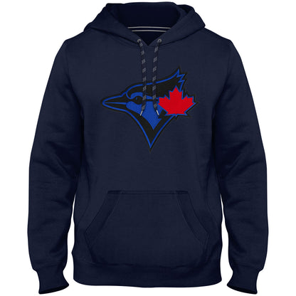 Toronto Blue Jays MLB Express Twill City Connect Logo Hoodie - Navy - Birdhead
