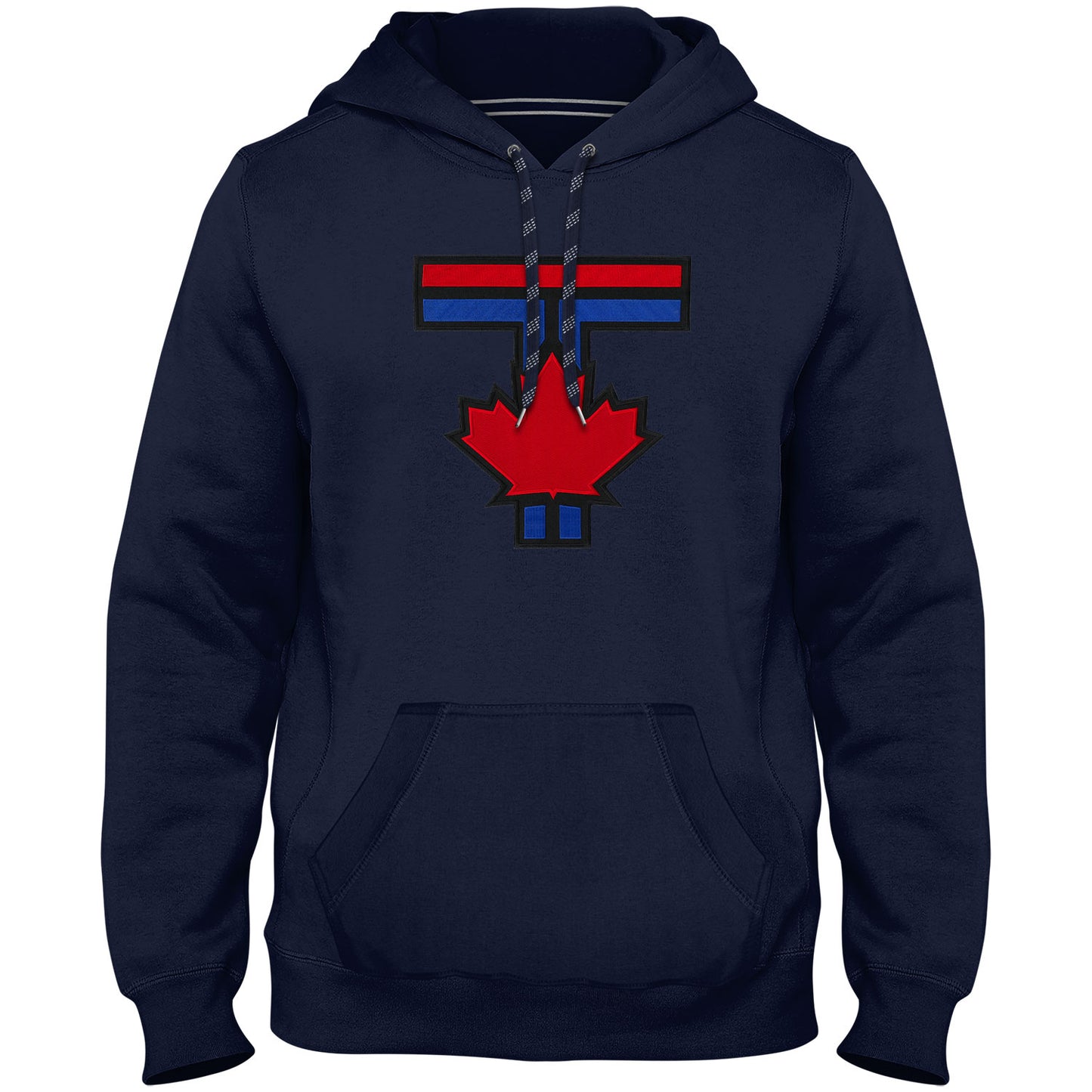 Toronto Blue Jays MLB Express Twill City Connect Logo Hoodie - Navy - T Leaf