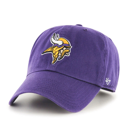 Minnesota Vikings Purple 47 Brand Clean Up Adjustable Hat - Purple