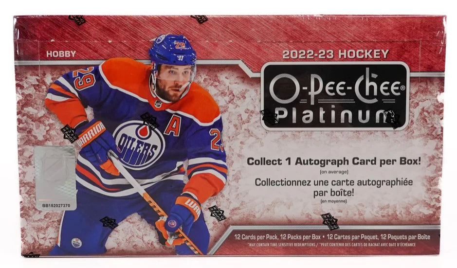 Upper Deck O-Pee-Chee Platinum 2022/23 NHL Hobby Box