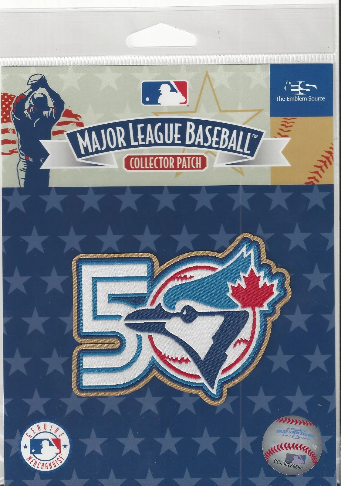 MLB Toronto Blue Jays 50th Season Patch 2026