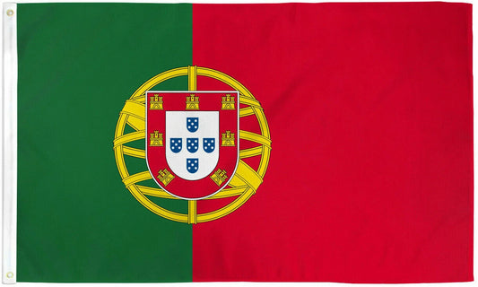 Portugal - World Cup 3’ x 5’ HUNTER Logo Flag
