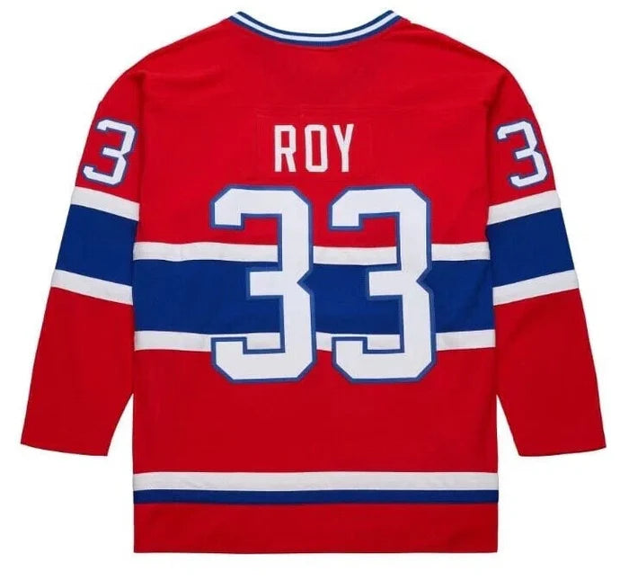 Patrick Roy #33 Montreal Canadien Mitchell & Ness Power Play Authentic Premium Replica 1992-93 Jersey