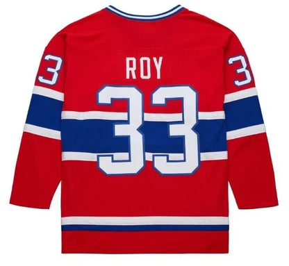 Patrick Roy #33 Montreal Canadien Mitchell & Ness Power Play Authentic Premium Replica 1992-93 Jersey