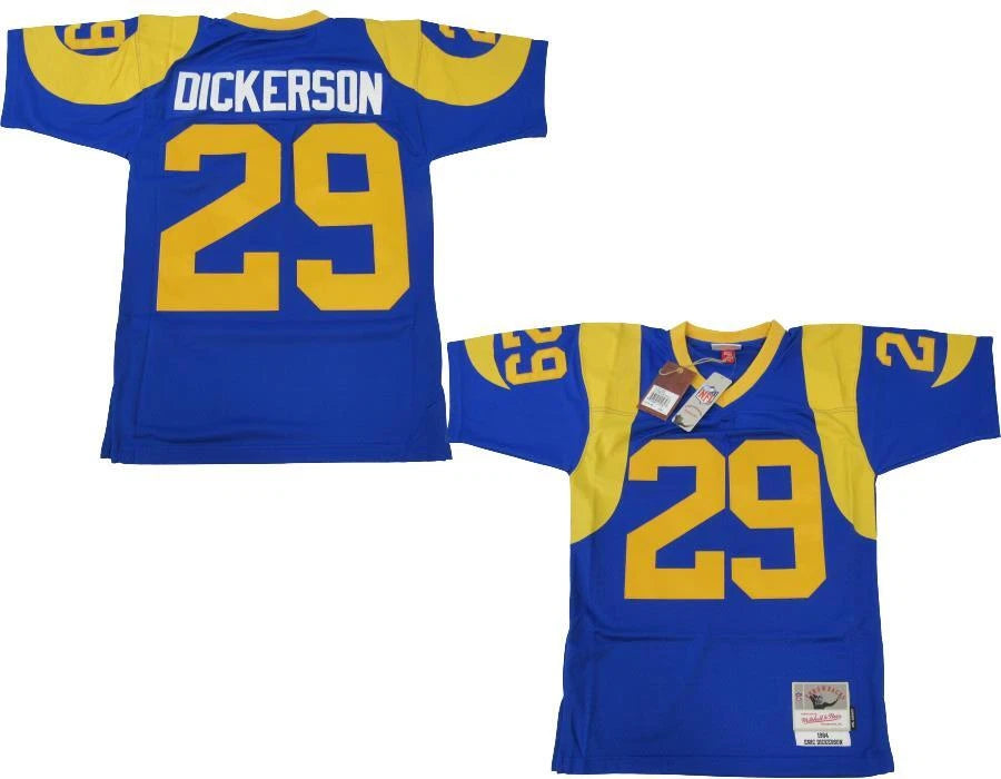 Eric Dickerson #29 Los Angeles Rams Mitchell & Ness Legacy Jersey - Blue