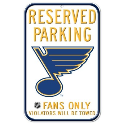 St. Louis Blues WinCraft Reserved Parking Fan Sign