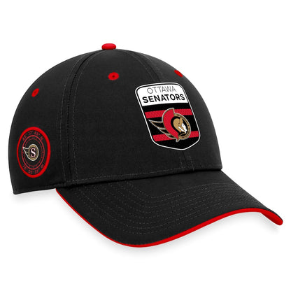 Ottawa Senators Fanatics Branded Black 2023 NHL Draft Authentic Pro Flex Hat