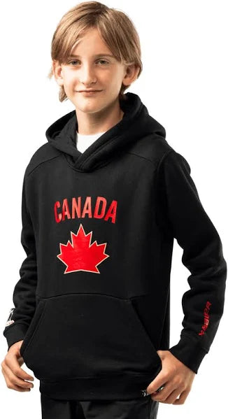 Youth Hockey Canada Bauer Core Ultimate Hoodie - Black - Pro League Sports Collectibles Inc.