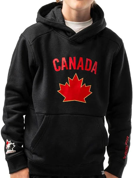 Hockey Canada Bauer Core Ultimate Hoodie - Black - Pro League Sports Collectibles Inc.