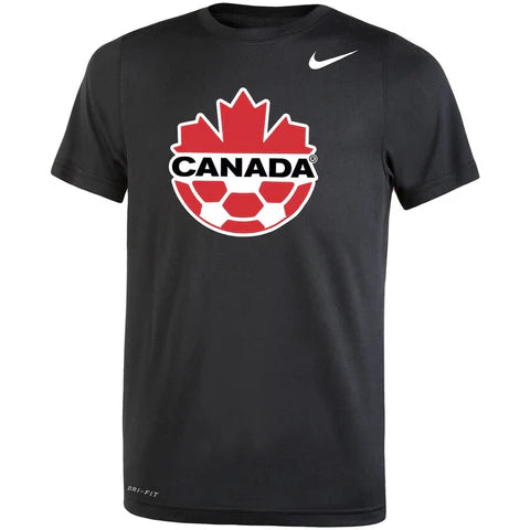 Canada Soccer Nike Team Legend 2.0 Performance T-Shirt - Black