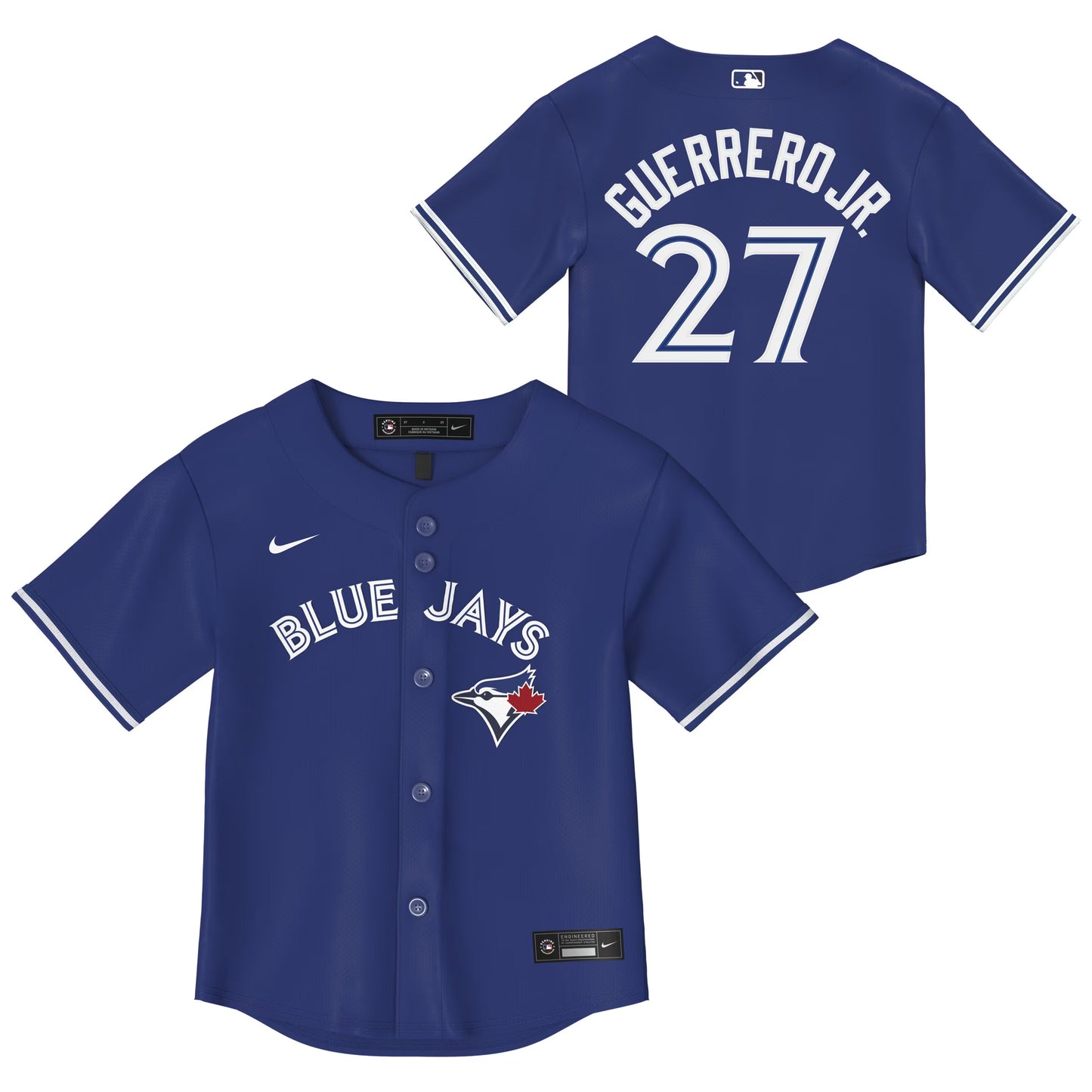 Toddler Toronto Blue Jays Vladimir Guerrero #27 Nike Royal Blue Replica Team Jersey