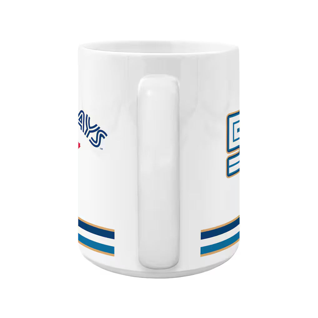 Toronto Blue Jays 50th Season Anniversary 15oz Sublimated Mug - White