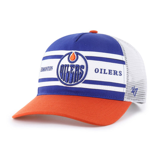 Edmonton Oilers '47 Super Stripe Hitch Adjustable Hat