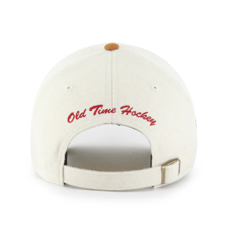 Detroit Red Wings '47 Beige Rafter Clean Up Adjustable Hat