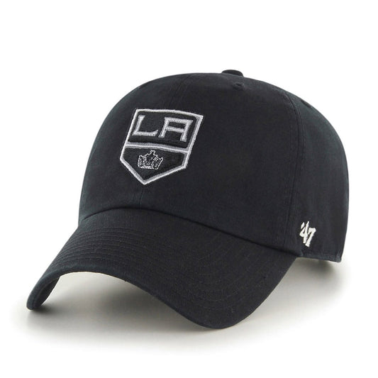 Los Angeles Kings 47 brand Clean Up Adjustable Hat - Black