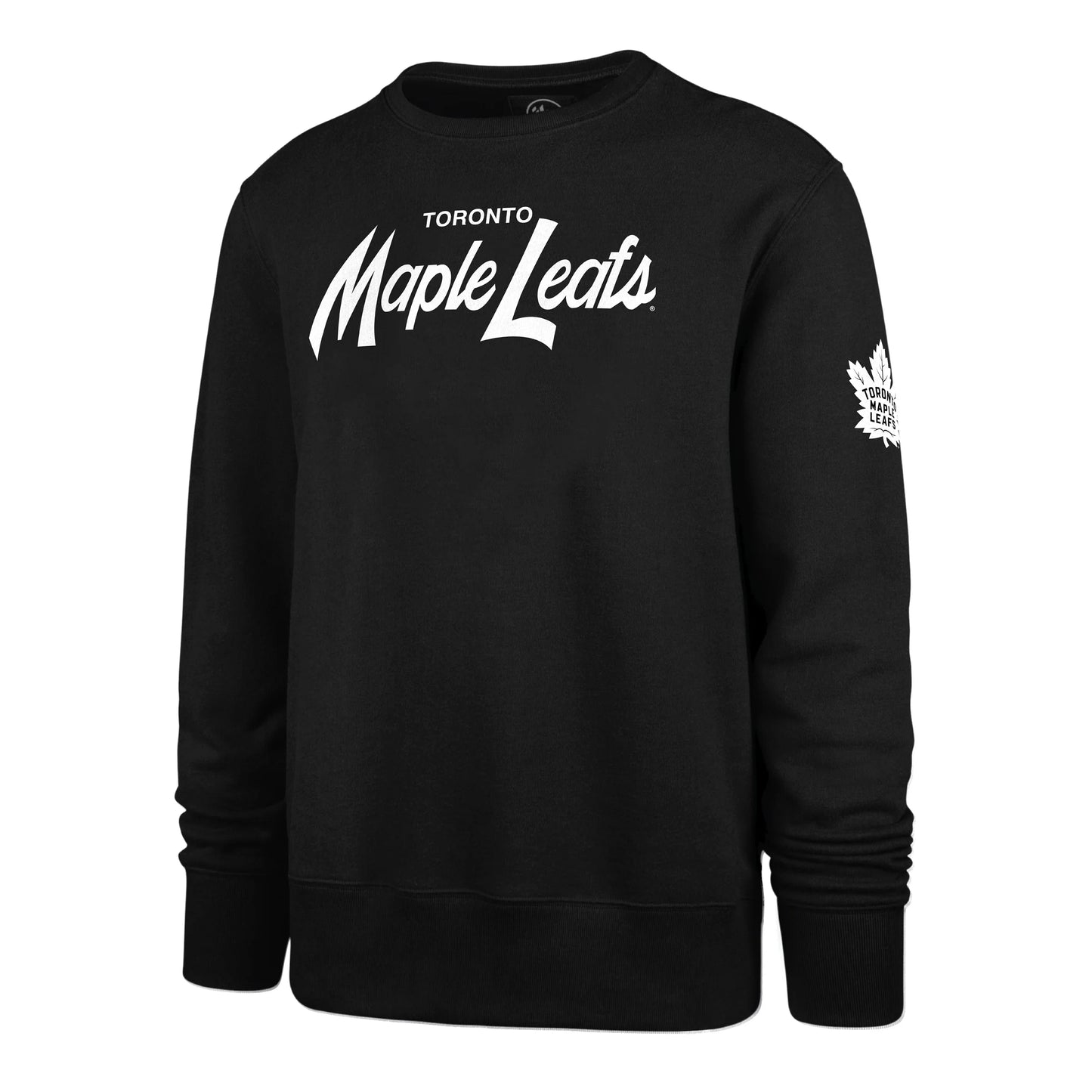 Toronto Maple Leafs '47 Brand Attitude Black Crew - Pro League Sports Collectibles Inc.