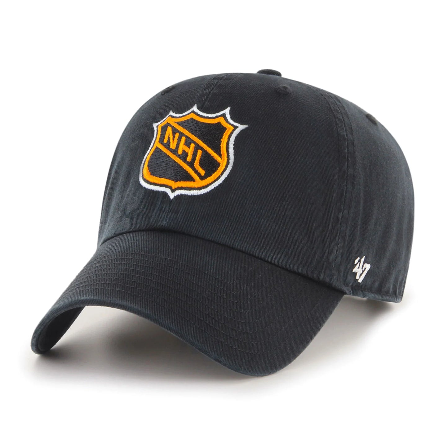 NHL Shield Vintage 47 brand Clean Up Adjustable Hat - Black
