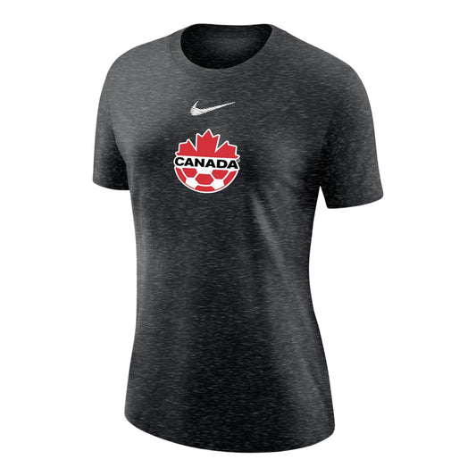 Womens Canada Soccer Varsity Nike T-Shirt - Black