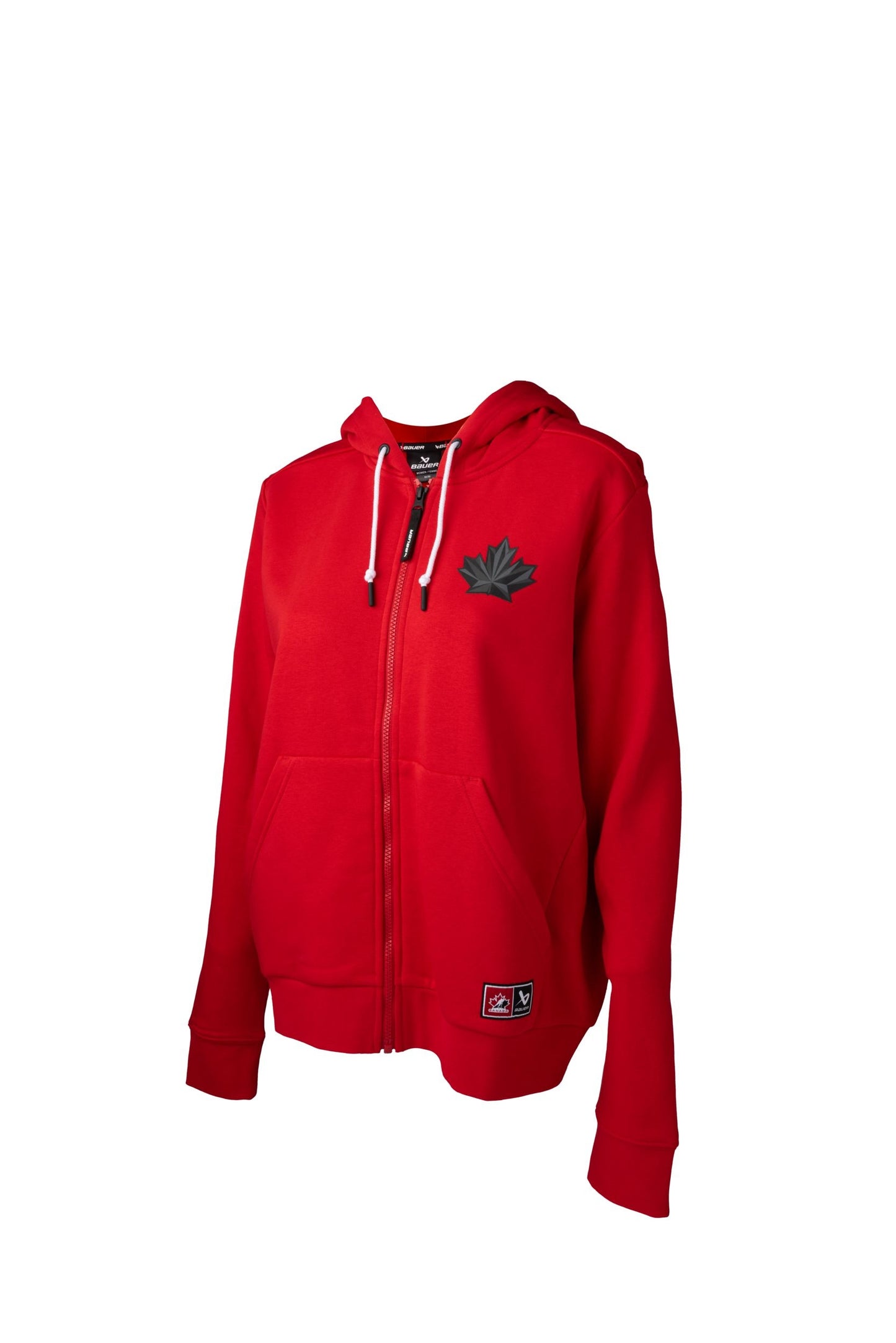 Women's Team Canada Hockey Bauer Olympics Full-zip Hoodie - Red