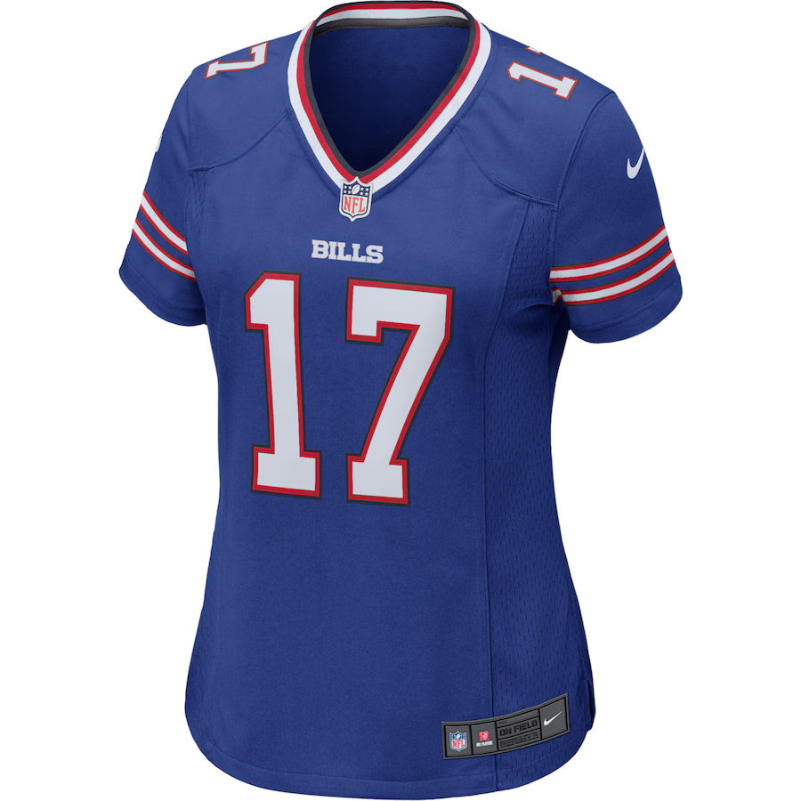 Women's Josh Allen #17 Buffalo Bills Blue - Nike Game Finished Player Jersey