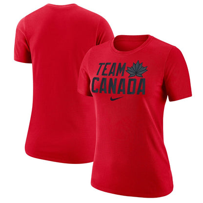 Women's Team Canada Hockey Core Performance T-Shirt - Red