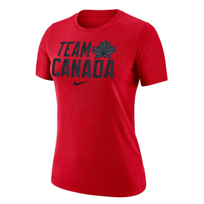 Women's Team Canada Hockey Core Performance T-Shirt - Red