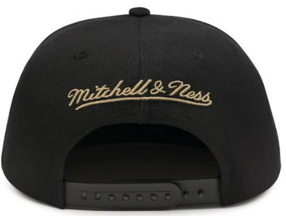 Toronto Blue Jays Mitchell & Ness MLB 2025 World Series Adjustable A-Frame Hat - Black/Gold