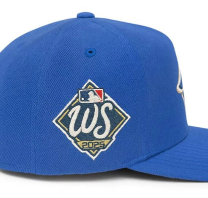 Toronto Blue Jays Mitchell & Ness MLB 2025 World Series Adjustable A-Frame Hat - Blue