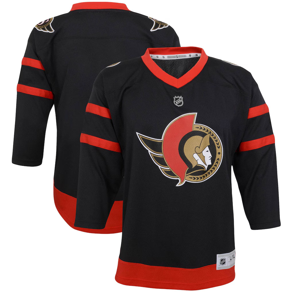 Youth Ottawa Senators Home Replica Jersey - Black