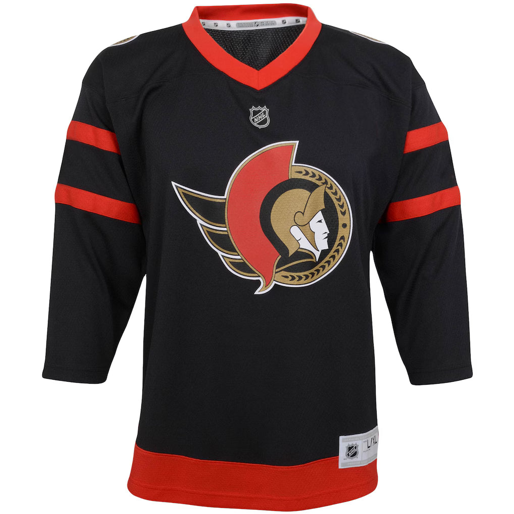Youth Ottawa Senators Home Replica Jersey - Black