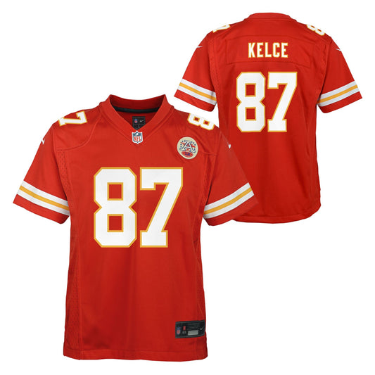 Child Travis Kelce #87 Red Kansas City Chiefs Nike - Game Jersey