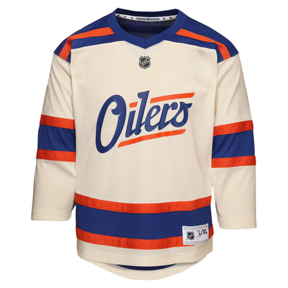 Youth NHL Edmonton Oilers Leon Draisaitl #29 Alternate Replica Jersey - Light Beige