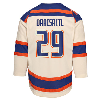 Youth NHL Edmonton Oilers Leon Draisaitl #29 Alternate Replica Jersey - Light Beige