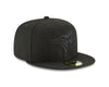 Toronto Blue Jays Black on Black 59fifty Fitted Hat - Pro League Sports Collectibles Inc.