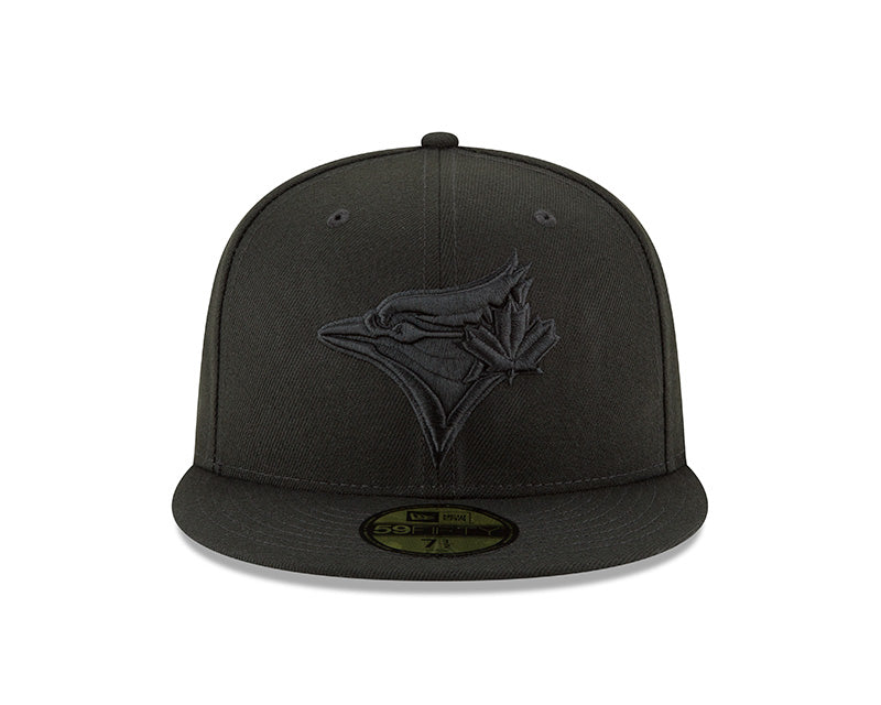 Men's New Era Black Toronto Blue Jays Team Low Profile 59FIFTY Fitted Hat