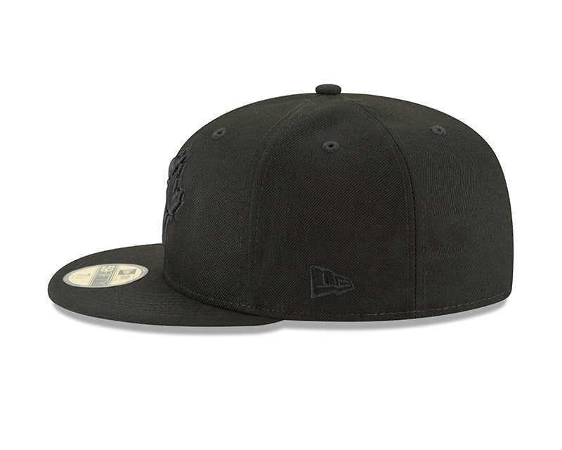 Toronto Blue Jays Black on Black 59fifty Fitted Hat - Pro League
