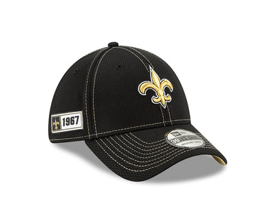 New Orleans Saints New Era Official NFL Sideline Road 39Thirty Stretch Fit - Pro League Sports Collectibles Inc.