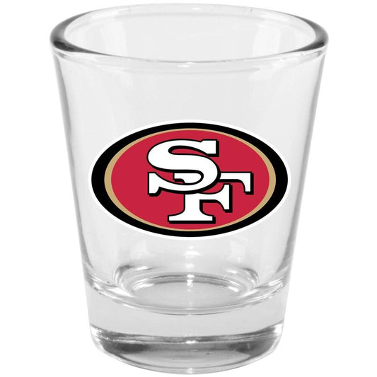 San Francisco 49ers 2oz Shot Glass - Pro League Sports Collectibles Inc.