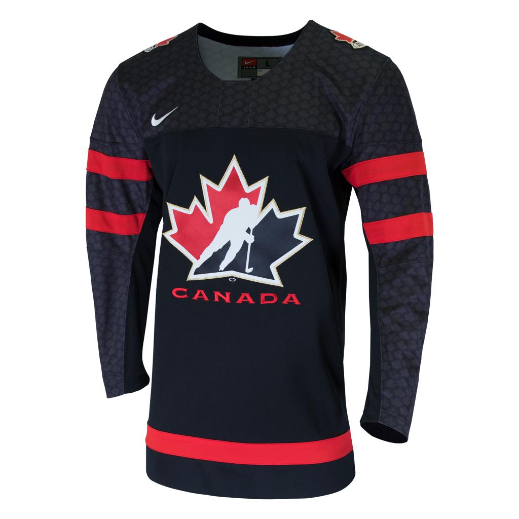 Team Canada Replica Jersey Black -Nike - Pro League Sports Collectibles Inc.