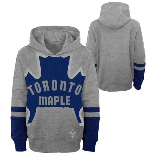 Youth Toronto Maple Leafs Special Edition Big Logo Pullover Hoodie - Heather Gray - Pro League Sports Collectibles Inc.