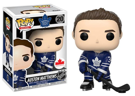 NHL POP! Funko Toronto Maple Leafs Auston Matthews Vinyl Figure #20 - Pro League Sports Collectibles Inc.